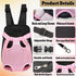 Pet Carrier Backpack, Adjustable Pet Cat Dog Carrier Backpack Travel Bag, Legs Out,Dog Carrier for Hiking Camping Travel, Sling Bag for Small Medi...