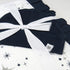 HonestBaby 2-Piece Knit Stroller Blanket with Trim Detail and Baby hat, Jumbo Twinkle Star Navy, One Size...