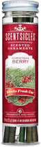 Scentsicles Christmas Berry Scented Christmas Ornaments with Hooks - 1 Bottle (6 Sticks Total)...