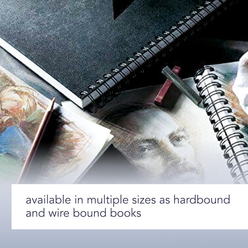 Canson Artist Series Sketchbook, Wirebound Journal, 8x8 inches, 160 Pages (65lb/96g) - Artist Paper for Adults and Students - Graphite, Charcoal, ...