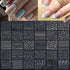 90 Sheets Silver Nail Art Stickers Holographic Laser Silver Nail Decals 3D Self Adhesive Nail Stickers for Nail Art Designs Star Line Flower Nail ...
