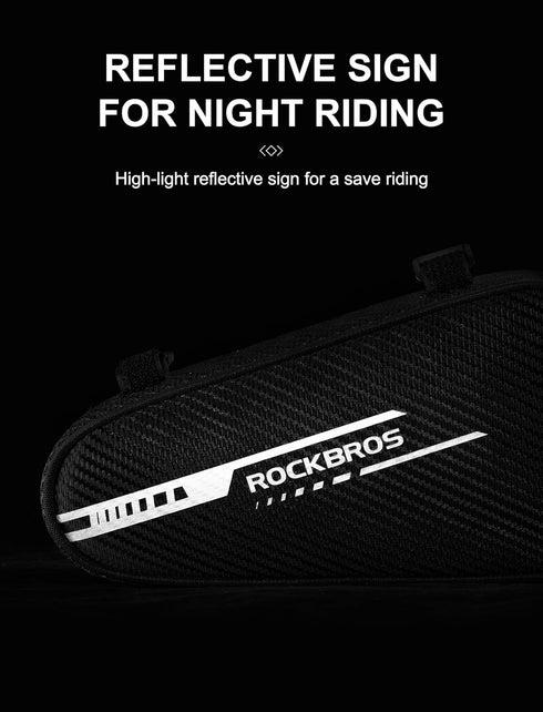 Bike Bicycle Triangle Bag Bike Storage Bag Bicycle Frame Pouch Bag for MTB Road Bike Cycling Bike Accessories...