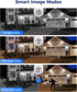 Hiseeu Light Bulb Security Camera Wireless WiFi 2.4GHz,10X Zoom PTZ Light Socket Security Camera Waterproof, 2-Way-Audio, Auto Tracking & Alarm, 3...