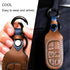 Leather Cover Key Fob Case Compatible with Ford Keyless Remote Control (B-Brown) …...