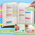 2800pcs Book Tabs for Annotating, Writable Morandi Translucent Page Markers Sticky Tabs, Repositionable Book Flags Strip, Annotation File Index Ta...