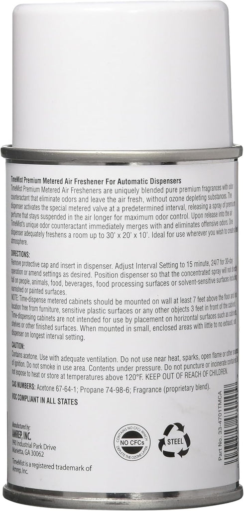 WATERBURY COMPANIES,INC. Pacon Metered Refills for Timemist Disp, Dutch Apple/Spice...