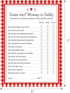 BBQ Baby-q Guess Who Mommy or Daddy Baby Shower Game - 24 count...