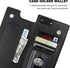 Bocasal Crossbody Wallet Case for iPhone 7 Plus/8 Plus Credit Card Holder PU Leather Kickstand Shockproof Detachable Cross Body Strap Lanyard Magn...