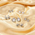 HAIAISO 6 Pairs Clip On Earrings Cubic Zirconia Pearl Knot Twist Clip On Earrings Non Pierced for Women Clip Earrings Set...