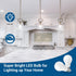 DEWENWILS 8-Pack A19 LED Light Bulb, 760LM, 5000K Daylight LED Light Bulbs, 9 Watt(60 Watt Equivalent), E26 Medium Screw Base, Non Dimmable, UL Li...