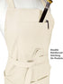Medium Thick 100% Cotton Canvas, Kitchen Artist Apron for Chef, BBQ & Grill, 6 Deep Pockets with 1 Zipper Pocket, M-XXL, 27"X31"...