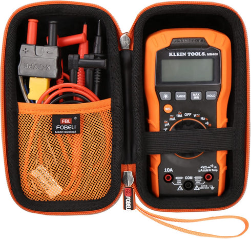 Hard Travel Carrying Case for Klein Tools MM400 / MM300 Multimeter, Digital Electrical Tester Shockproof Storage Bag (Case Only)...