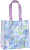 Lilly Pulitzer Purple/Blue Market Shopper Bag, Reusable Grocery Tote with Comfortable Shoulder Straps, Shell of a Party...