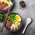 Asian Ceramic Soup Spoon with Long Handle Easy to Hold, Non-slip Bottom, for Soups, Japanese Ramen, Miso, Chinese and Vietnamese Wonton, Dumplings...