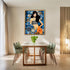 Posterizer 1 pcs-vintage woman with dimaons collage-Retro Art-Abstract & Modern Art-Gift for Art Lovers- UNFRAMED Wall Art...