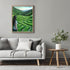 Posterizer 1 pcs-painting style art-girl and green serene hills-Landscape & Nature Art-Collectibles & Fine Art-Gift for Couples boyfriend girlfrie...
