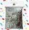 Jumbo Mylar Rainbow Foil Confetti - Glittering Metallic Confetti for New Year's, Surprises, Birthdays, Photoshoots, Engagements, and Weddings (300...