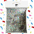 Jumbo Mylar Rainbow Foil Confetti - Glittering Metallic Confetti for New Year's, Surprises, Birthdays, Photoshoots, Engagements, and Weddings (300...