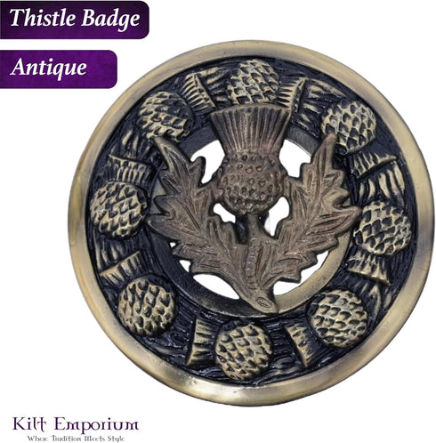 Kilt Brooch Pin 3" Pewter...