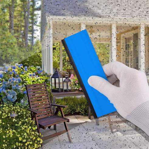 Ehdis 6" Block Squeegee Car Rubber Squeegee for Car Window Windshield,Film,Stickers,Decals and Vinyl Applicator Tool, Pack of 2-Blue...