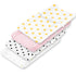 Changing Pad Cover – Premium Baby Changing Pad Covers 4 Pack – Boy or Girl Changing Pad Cover – Pure Cotton Machine Washable Pink and White Changi...