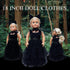 18 Inch Doll Clothes , Black Family Costumes Party Dress Fits 18 Inch Girl Doll Clothes...