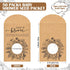 Fumete Baby Shower Party Favor Baby in Bloom Packet Kraft Bags with Window Envelopes Resealable Organizer Storage Bag for Gender Reveal Party...