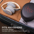 PowerLocus Bluetooth Headphones Over Ear, Wireless Headphones with Microphone, Foldable Headphone, Soft Memory Foam Earmuffs & Lightweight, Micro ...