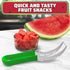 Watermelon Slicer Cutter Tool – Durable Stainless Steel Blade Watermelon Cutter with Ergonomic Handle | Slice or Cube Cantaloupe & Honeydew, Quick...