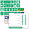 | Safety chart & stickers for boats | Emergency plan, indoor and outdoor labels | For marine/boat safety equipment | Find your gear with adhesive ...