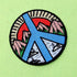 Peace Sign Mountain and River Vitage Explore Outdoor Patch Embroidered Applique Iron On Sew On Emblem...