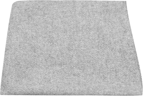 King & Priory Stonewashed Medium Grey Pocket Square, Handkerchief...
