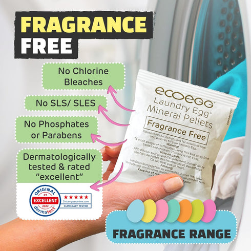 Laundry Egg Refill Fragrance Free, 50 Loads...