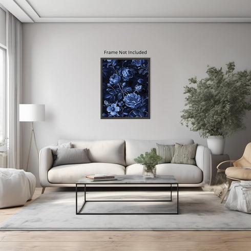 Posterizer 1 pcs-dark and gothic aesthetic decor with flowers-Floral & Botanical Art-Abstract & Modern Art-Decor for Home & Office- UNFRAMED Wall ...
