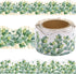 Eucalyptus Bulletin Board Border Die-Cut Classroom Decoration 36ft Per Roll Two Sided Printed Rustic Greenery Leaves Border for Classroom Back to ...