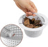 6" above Ground Pool Skimmer Basket Thru-Wall Strainer Basket Filter Basket with Handle to Clean Leaves and Debris (2)...