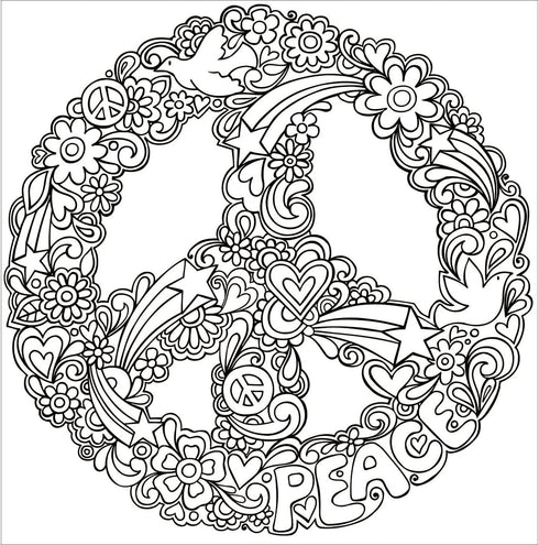 Design Works Crafts 4010 Peace 10" x 10" Zenbroidery Kit, Multicolor......