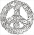 Design Works Crafts 4010 Peace 10" x 10" Zenbroidery Kit, Multicolor......