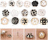 Cover Up Button Pins, 30PCS Brooch Pins for Clothes, Safety Brooch Buttons, Accidental Exposure Prevention Invisible Buttons for Women Girls Cloth...