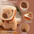 Cute Capybara Plush Kawaii Soft Capybara Plush Doll Pillow with Bread Capybara Stuffed Aniamls Toys for Girls Kids Adults Birthdays Valentines Gif...