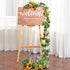 Naidiler Artificial Flower Garland, Sunflower & Rose Vines, Boho Wedding & Birthday Decor, 6ft Straight, Pink & Yellow, Fabric & Plastic...