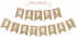 Pre-strung Happy Birthday Banner - No DIY - Gold Glitter Birthday Party Banner - Pre-strung Garland on 6 ft Strands - Gold Bday Party Decorations ...