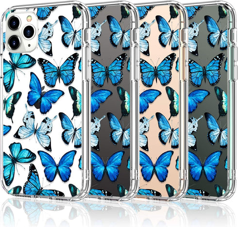 LUHOURI Designed for iPhone 11 Pro Max Case with Screen Protector - Crystal Acrylic Clear for Women and Girls - Slim Fit Protective Phone Cover 6....