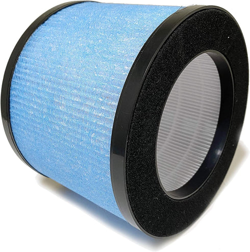Nispira True HEPA Replacement Filters, Compatible with TOPPIN TPAP002 Air Purifier Comfy Air C1, Compared to Part# TPFF002, 1-Pack...