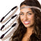 Hipsy Women's Adjustable Non Slip Skinny Wave & Wide Bling Glitter Headband Mixed 3-pack (Mixed Rose Gold)...