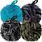 Bath Loofah Shower Sponge Body Back Scrubber Soft Mesh Shower Puffs Exfoliating Loofa for Women & Men Bath Accessories Cleaning Tool(4Pack 60G Dar...