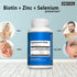 Biotin 10000 mcg + Zinc + Selenium, Pure, Vegan & Extra Strong, Best Supplement for Hair Growth, Glowing Skin, Strong Nails*, 365 Tablets for 12 M...