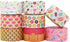 David accessories Donuts Grosgrain Ribbon Tape 1" Wide x 40 Yards Total-8 Rolls 5 Yards for DIY Handmade Hair Bow Headwear Wedding Festival Home P...