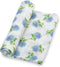 Swaddle Blanket | 100% Muslin Cotton | Newborn and Baby Nursery Essentials for Girls, Registry | Hydrangea Print...