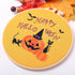 REEWISLY Halloween 4 pcs of Embroidery kit with Patterns and Instructions, DIY Adult Beginner Embroidery Kits, Including 4 Plastic Embroidery Ring...